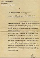 Aufforderungsschreiben 1918 an die Gemeinden